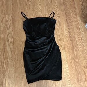 Emerald Sundae Black Mini Dress